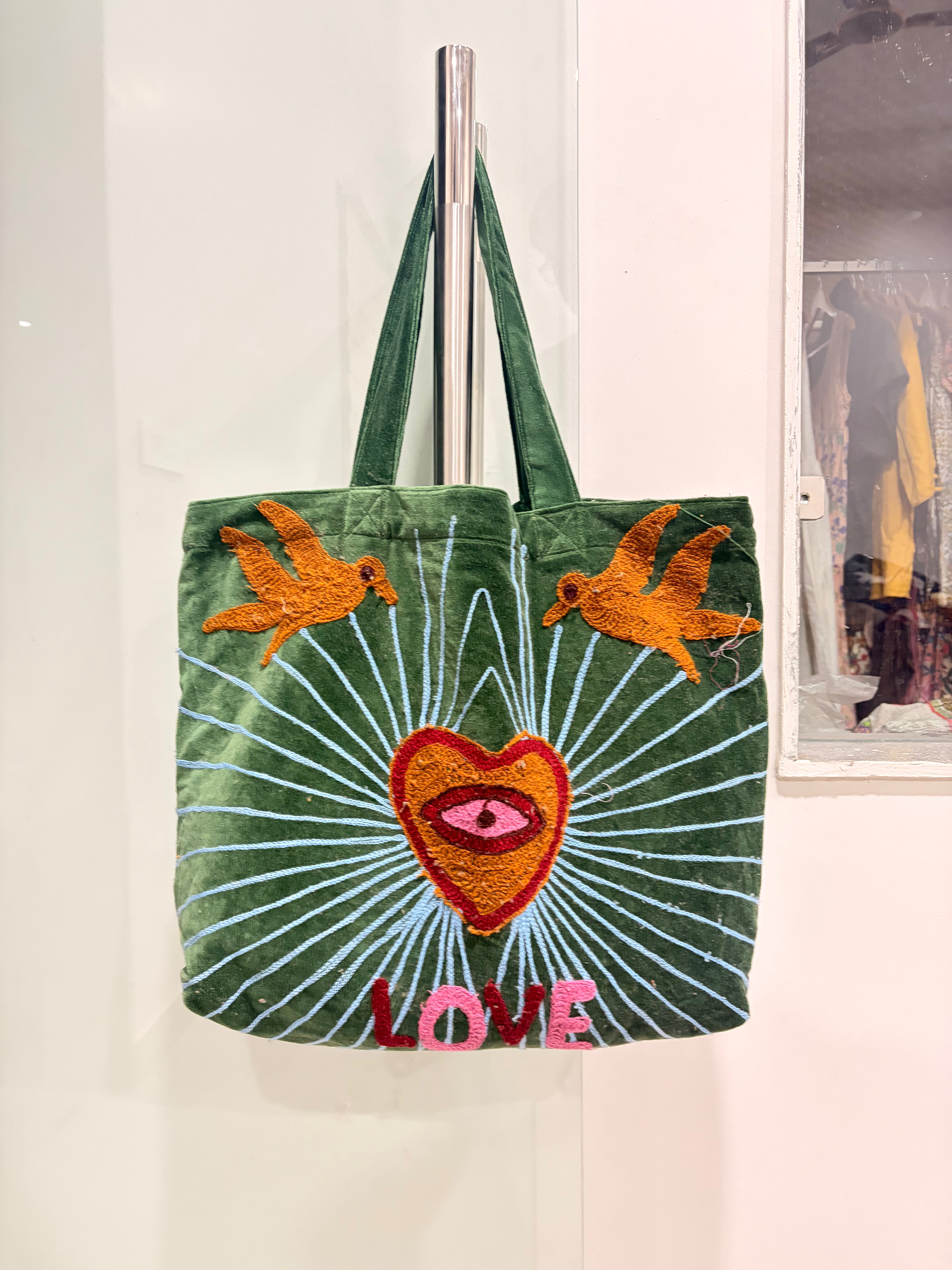 VELVET SUZANI EMBROIDRED BAGS