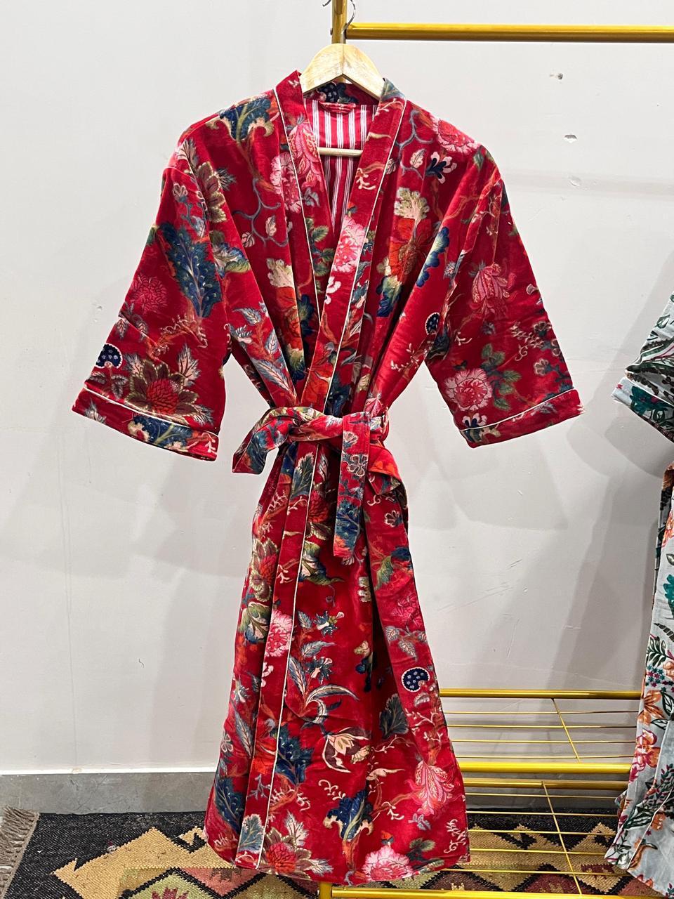 velvet kimonos