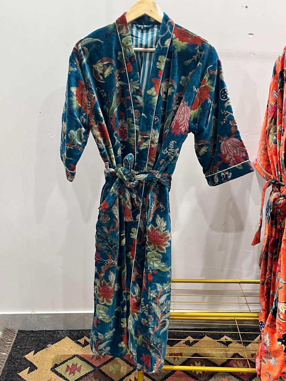 velvet kimonos