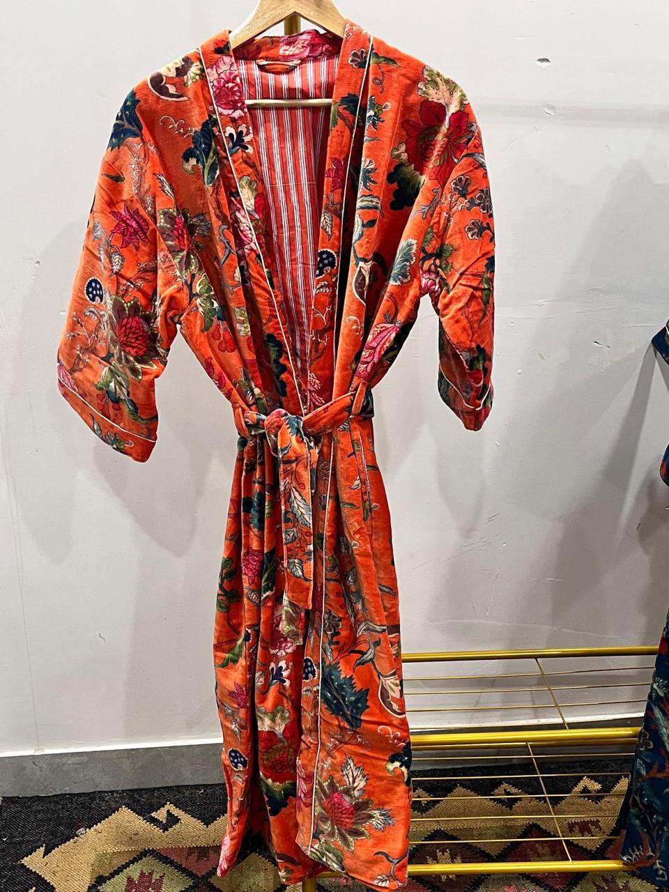 velvet kimonos