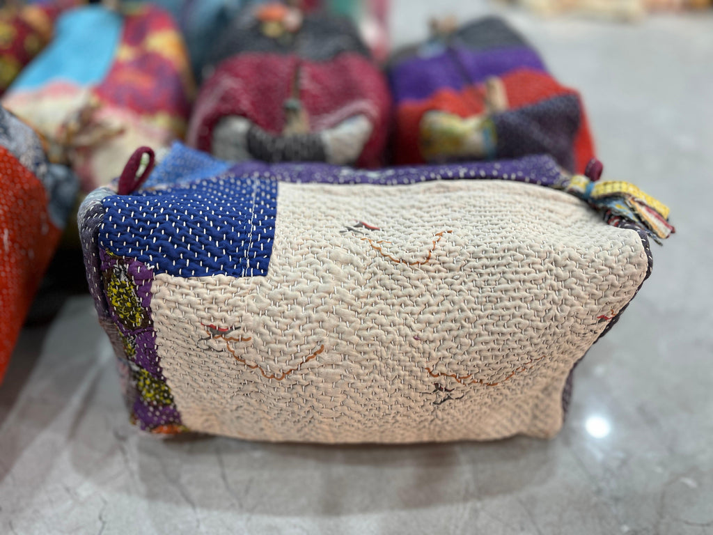 kantha vanity pouch