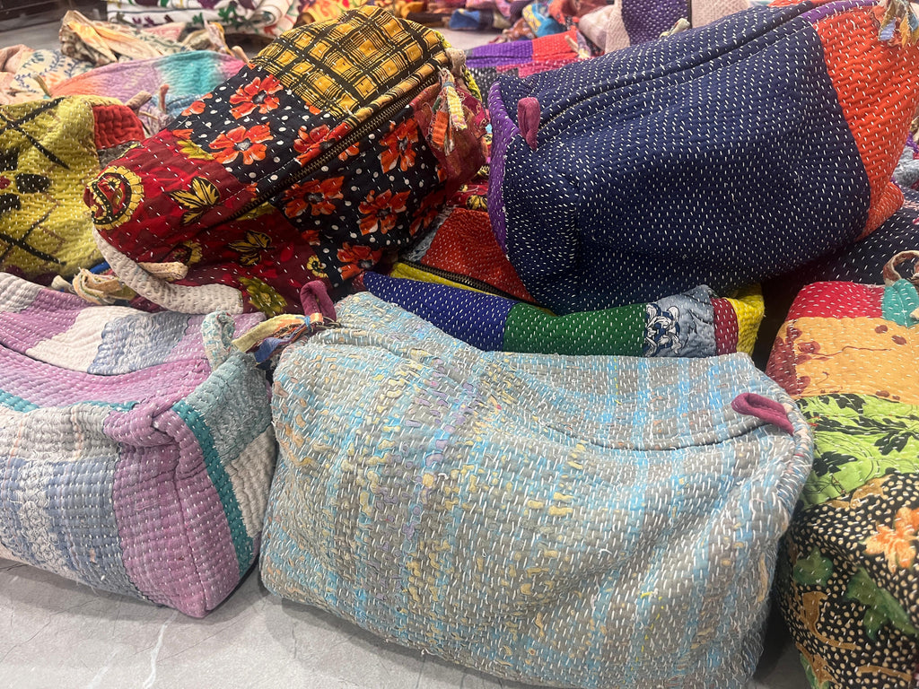 kantha vanity pouch