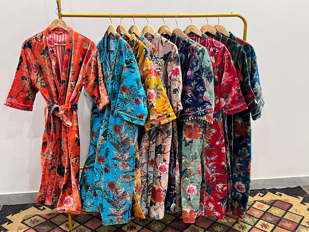 velvet kimonos