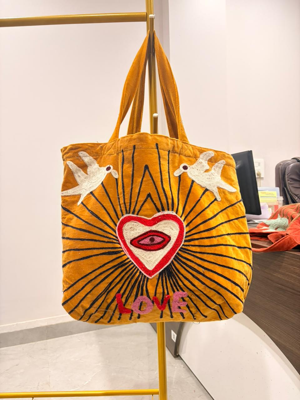 VELVET SUZANI EMBROIDRED BAGS