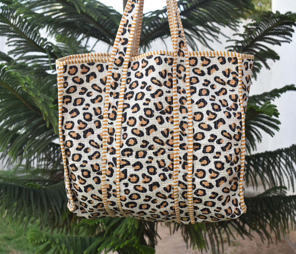 cotton quilted bags