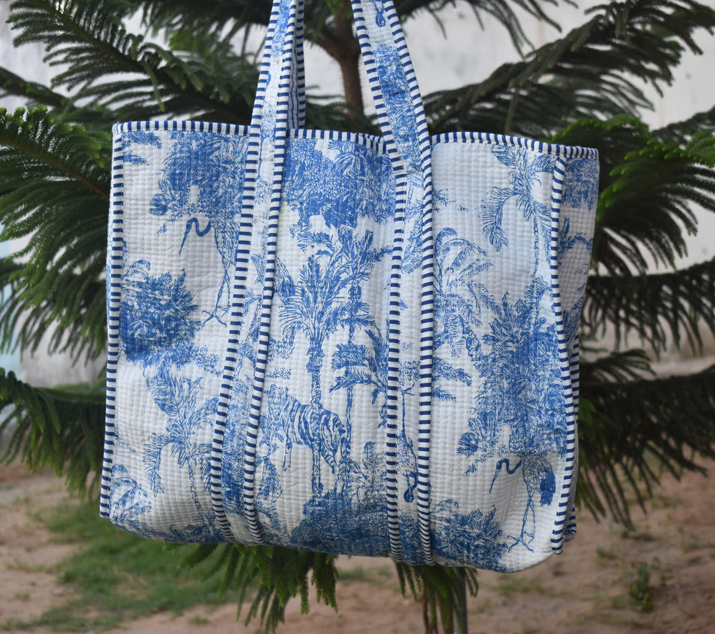 cotton quilted bags