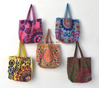 cotton suzani embroidery bags