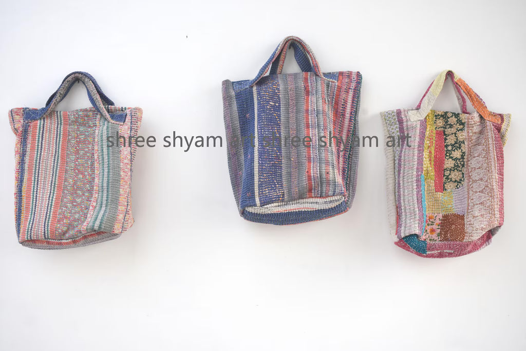vintage kantha bags
