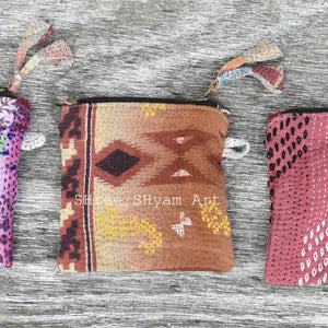 kantha small pouches