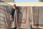 block printed cotton sarongs