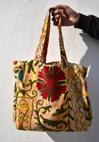 Suzani embroidery kantha bags