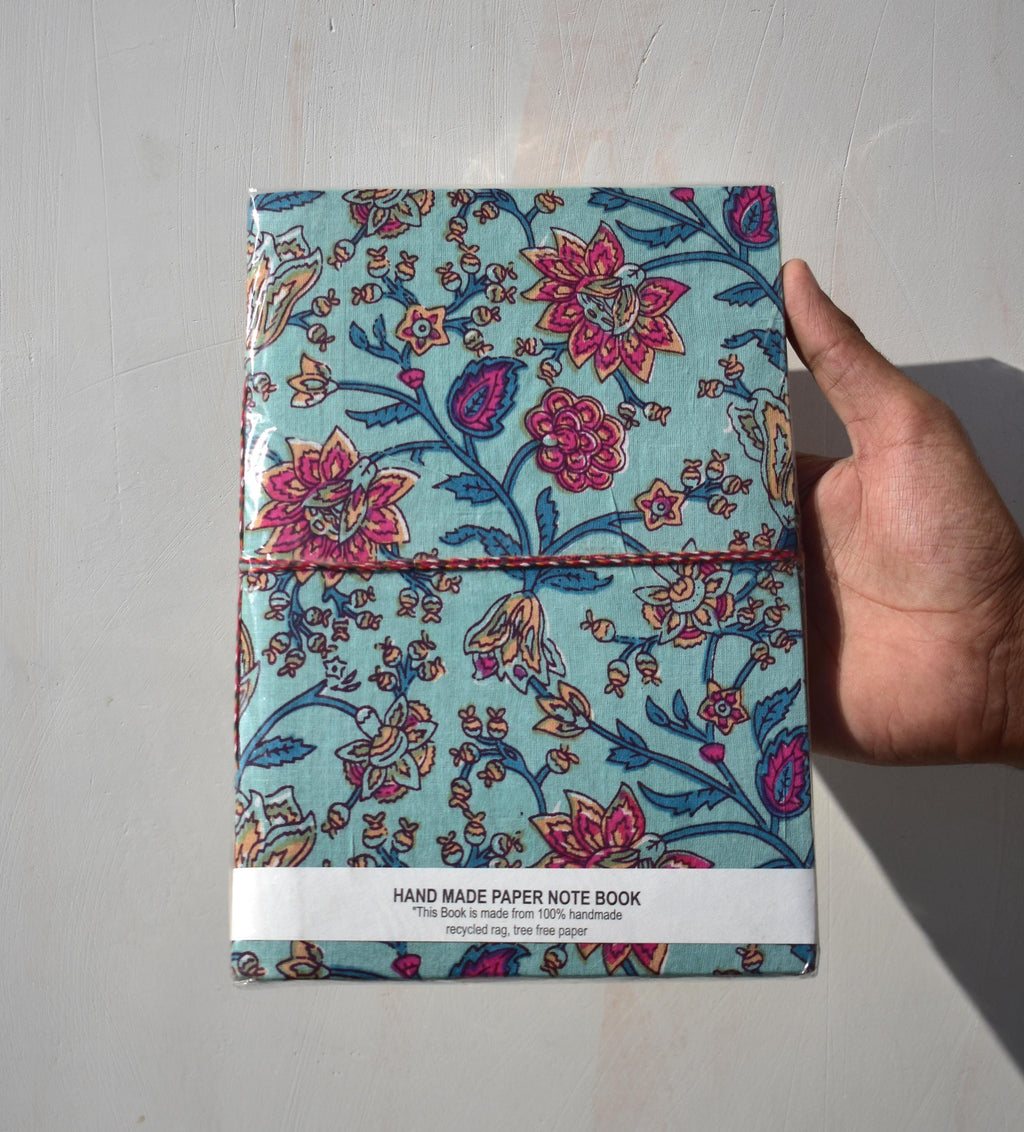 Handmade paper notebooks