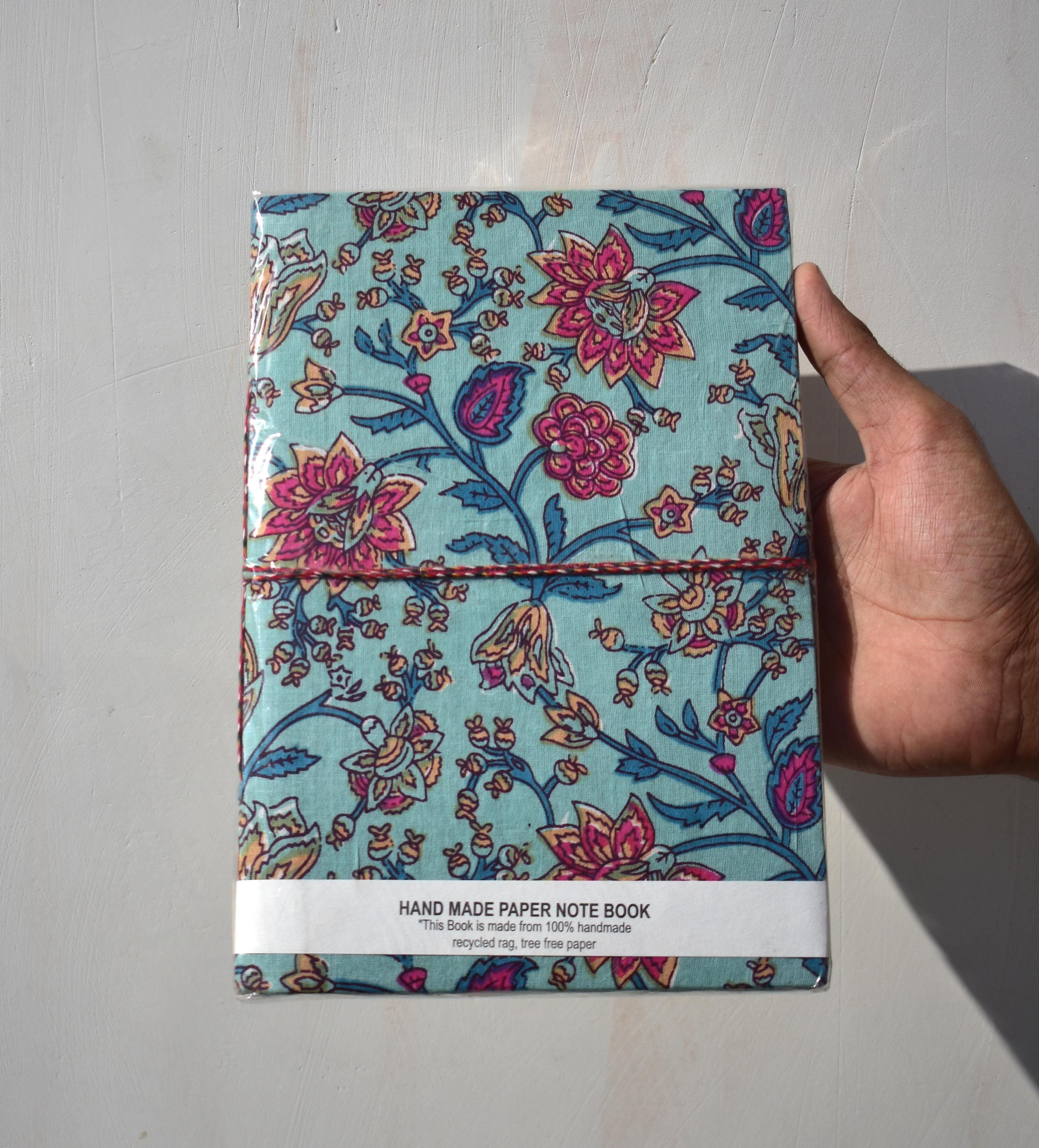 Handmade paper notebooks