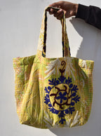 Suzani embroidery kantha bags
