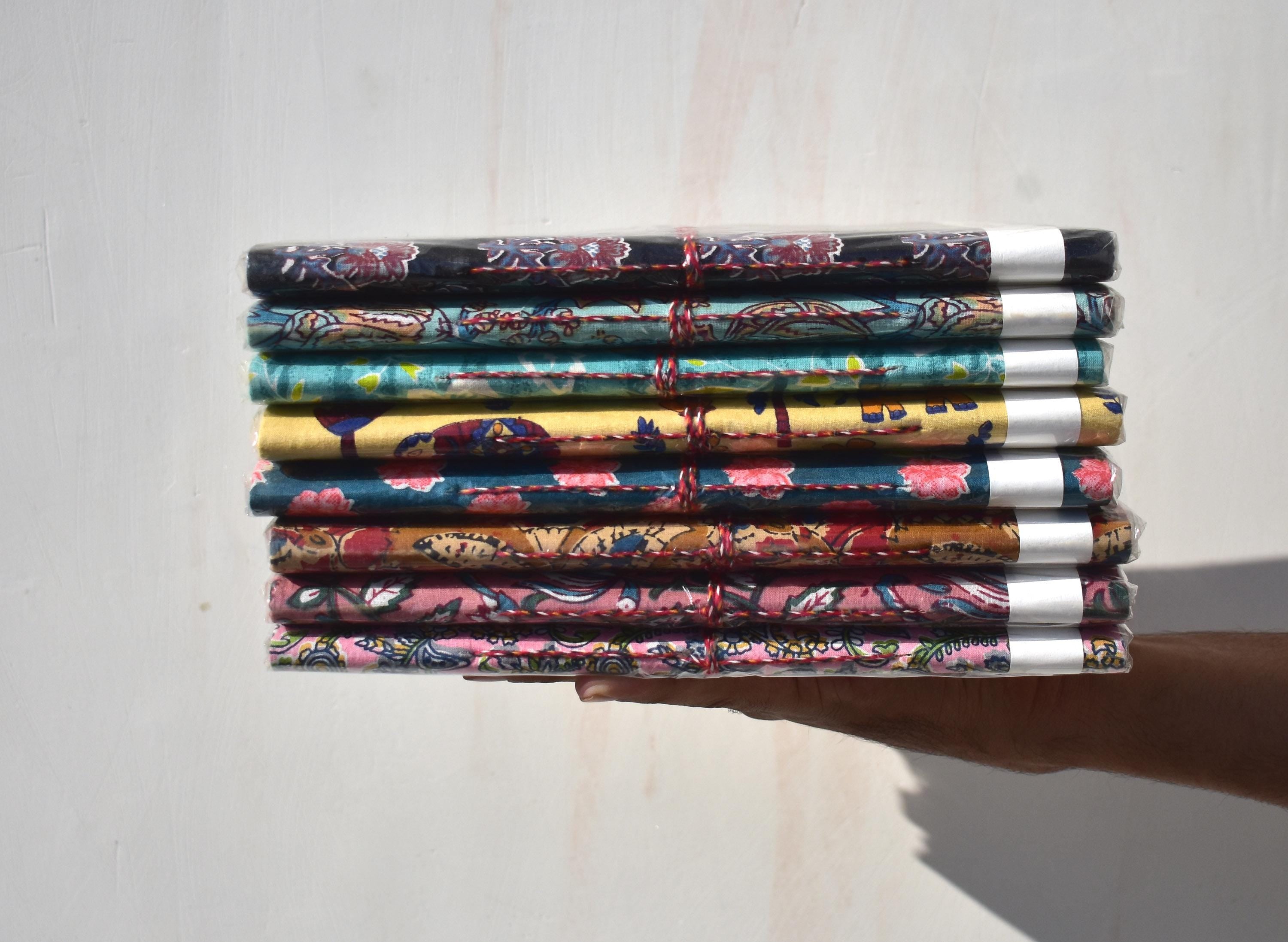 Handmade paper notebooks