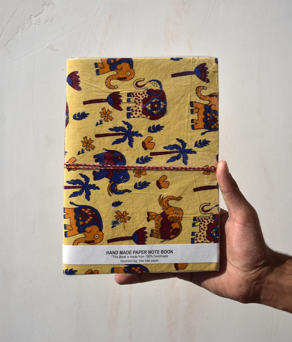 Handmade paper notebooks