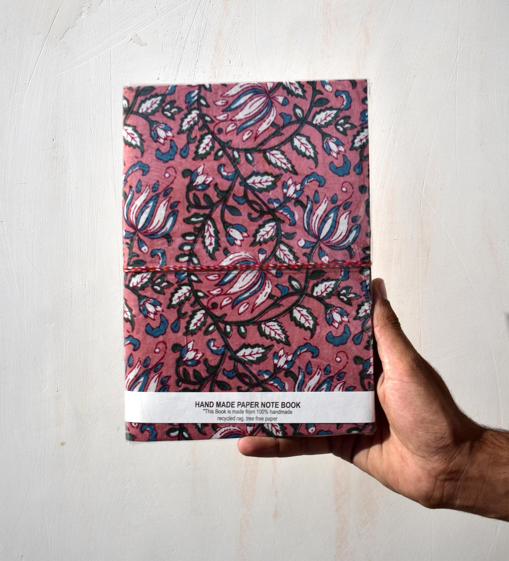 Handmade paper notebooks