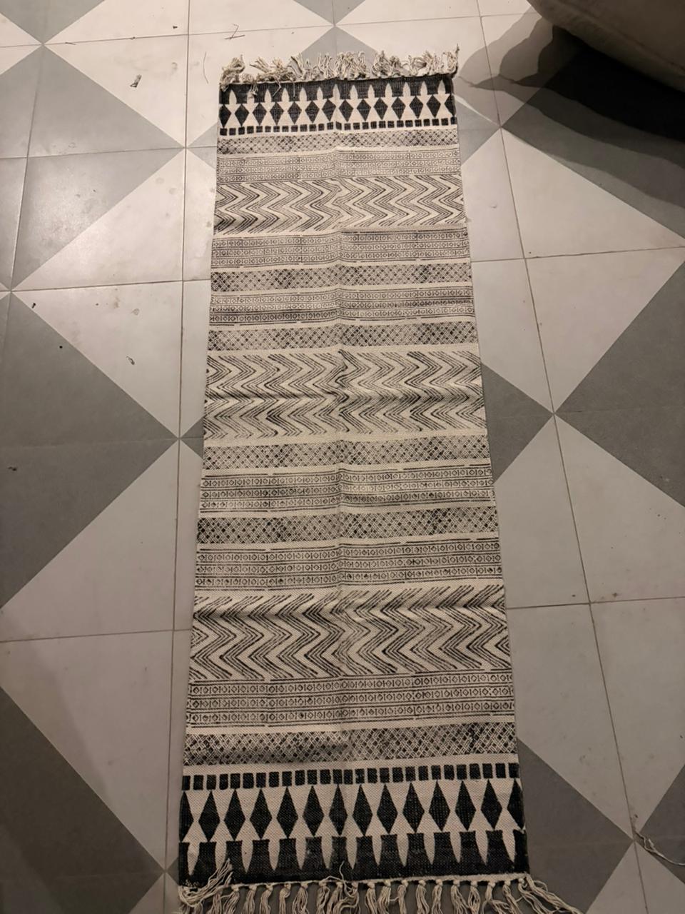 Cotton floor runner