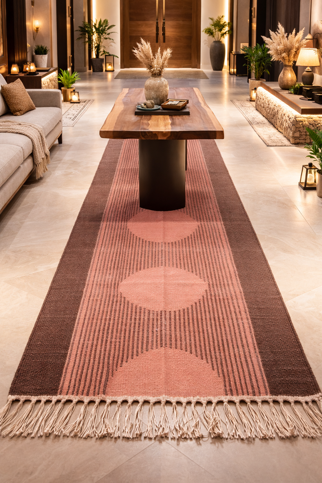 Cotton floor runner