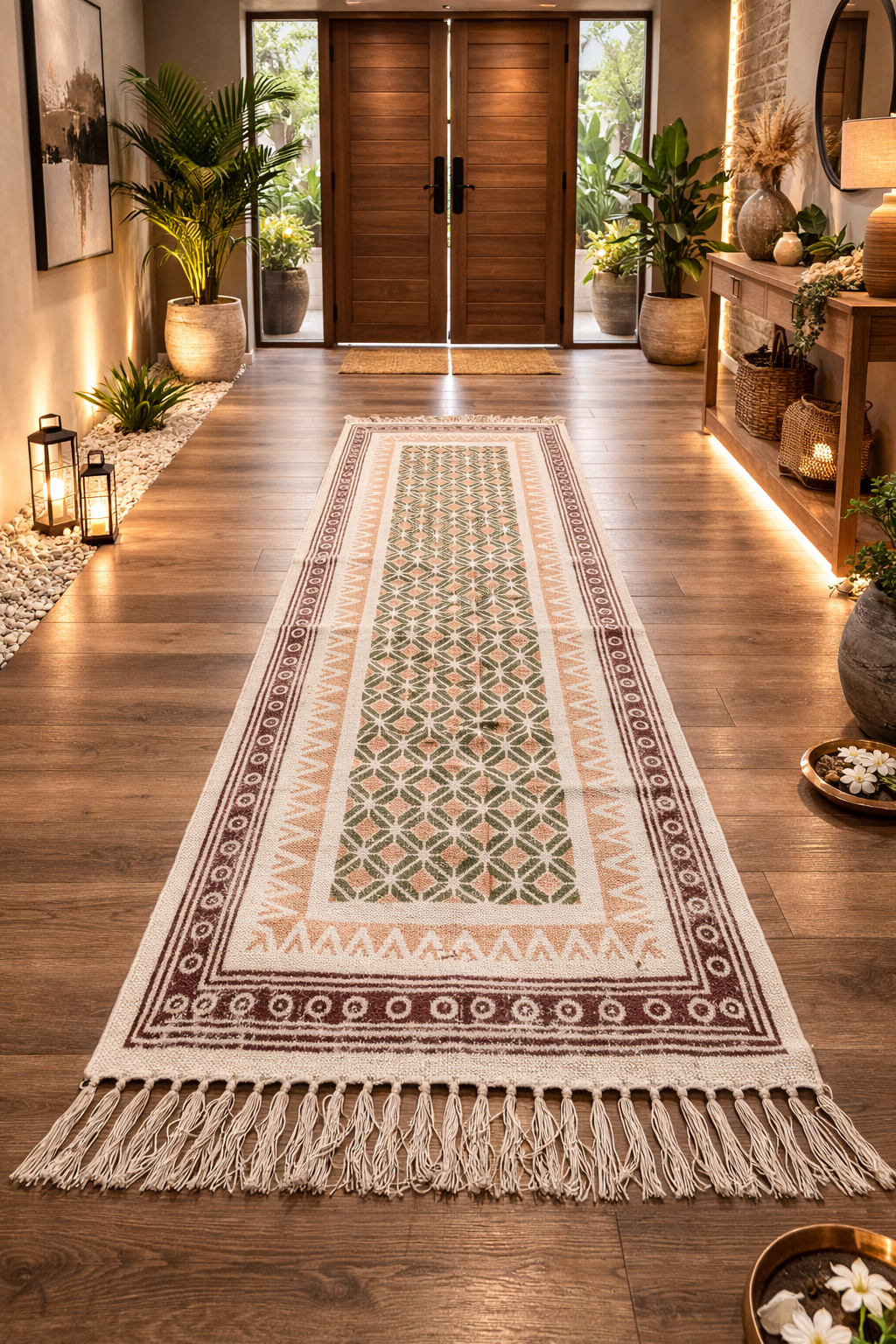 Cotton floor runner
