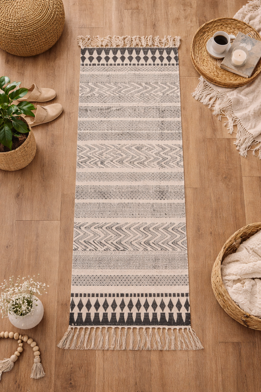 Cotton floor runner